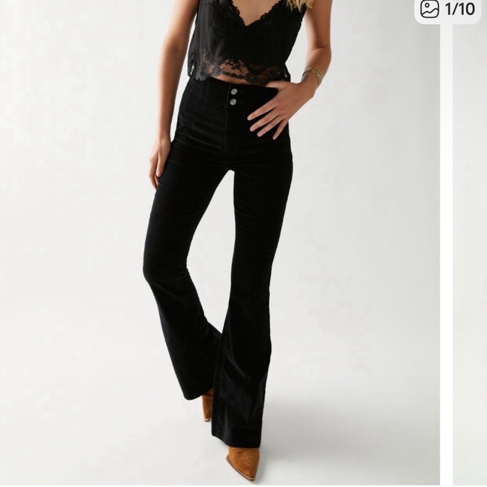 Free People Jayden Cord Flare Jumpsuit nwt